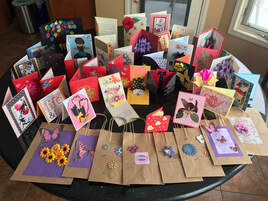 image of cards made by seniors for seniors